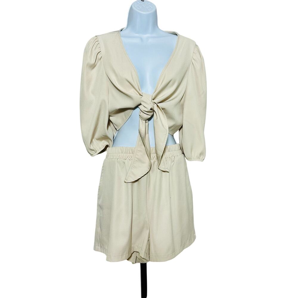 2 Piece Lantern Sleeve Outfit - Picture 4 of 6